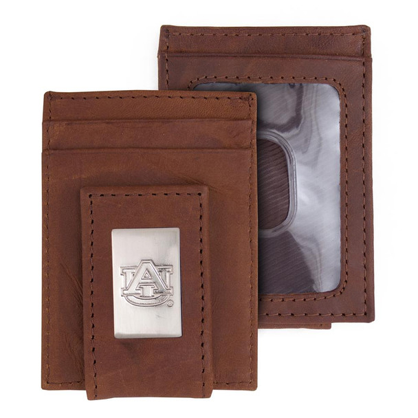 Auburn University Tigers Wallet Front Pocket Leather Wallet