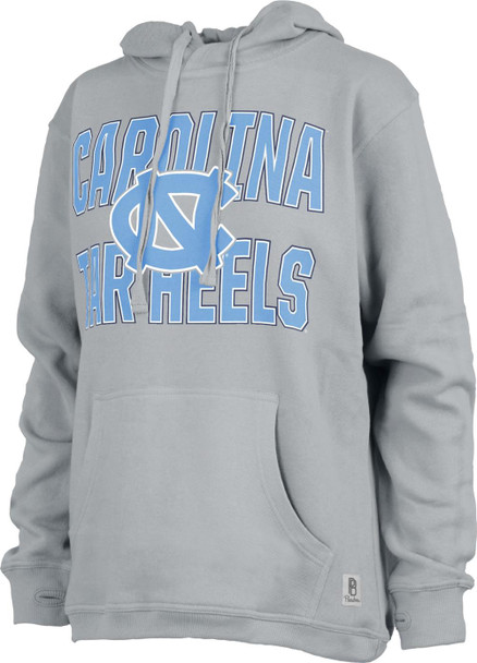 Women's Grey North Carolina Tarheels UNC Hoodie Coastal Fleece Oversized Hooded Sweatshirt