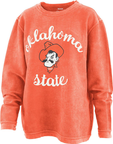 Women's Oklahoma State University Comfy Cord Pullover Sweatshirt