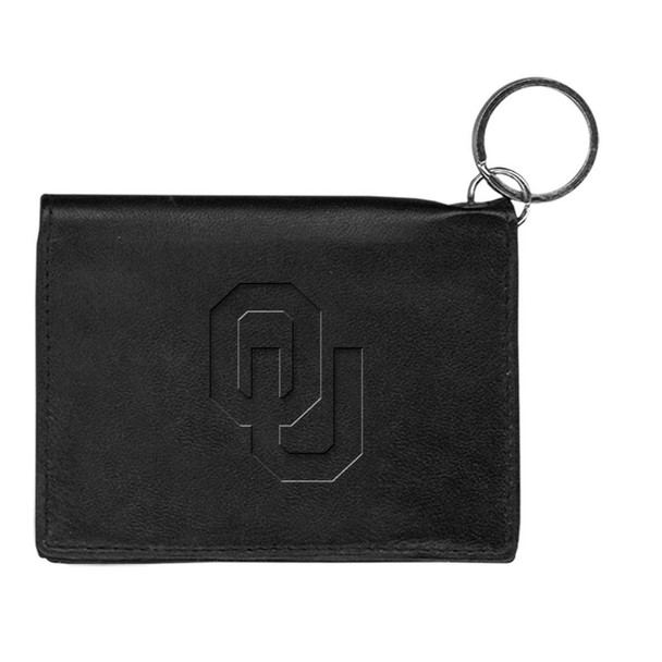 University of Oklahoma Sooners ID Holder Leather Card and ID Wallet
