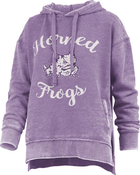 Women's TCU Texas Christian Hoodie Vintage Hooded Fleece Sweatshirt