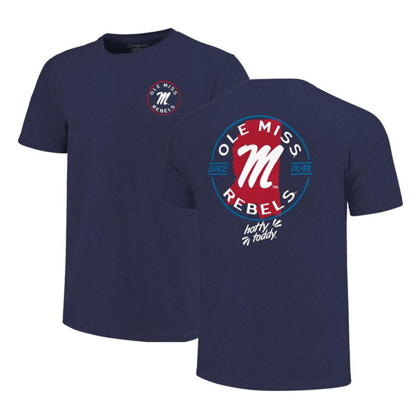 Ole Miss Rebels T Shirt Short Sleeve Tri-Blend SS Tee