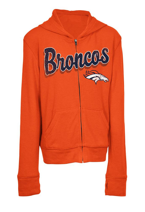 denver broncos zip up jacket