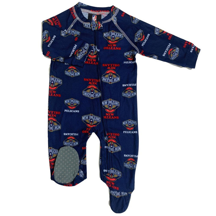 Infant/Toddler New Orleans Pelicans Coverall Zip Up Sleeper