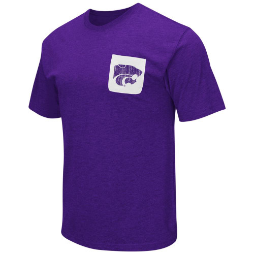 Kansas State University Men's T-Shirt with Pocket