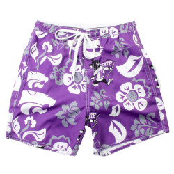 Men's Kansas State University Swim Trunks Floral Swim Shorts