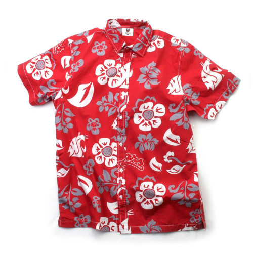 Kansas City Chiefs Nfl Mens Floral Button Up print for mens