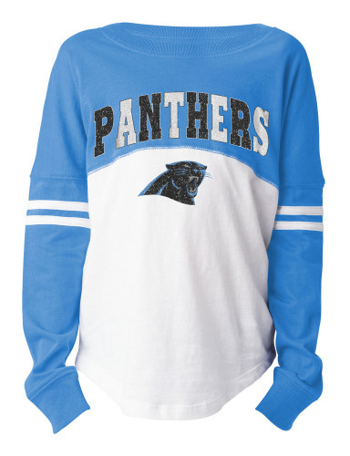 Men's Fanatics Branded Black Carolina Panthers Long Sleeve Hoodie T-Shirt