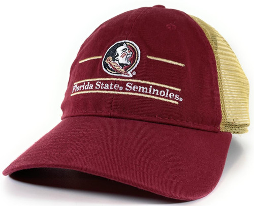 Fsu Hat Color FSU Florida State University Trucker Hat Relaxed Mesh Florida State ...