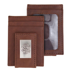 South Carolina Gamecocks Wallet Front Pocket Leather Wallet