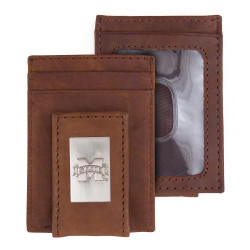 Mississippi State Bulldogs Wallet Front Pocket Leather Wallet