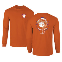 Clemson University Tigers T-Shirt Long Sleeve Unisex Clemson Tigers Shirt 100% Cotton Tee For Men and Women