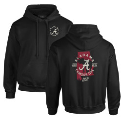 Alabama Crimson Tide Bama Hoodie Premium Unisex Black Alabama Crimson Tide Hooded Sweatshirt For Men and Women