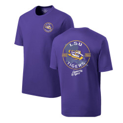 LSU Tigers Louisiana State T Shirt Short Sleeve Competitor Performance Tee