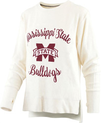 Women's Mississippi State Bulldogs Sweatshirt Cuddle Knit Fleece