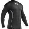 UNDER ARMOUR coldgear fitted peak crew neck longsleeve top [black/steel]