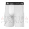 UNDER ARMOUR cold gear core ventilated compression short [white]