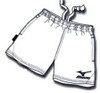 MIZUNO cotton rugby shorts [black]