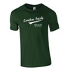 EGGCATCHER london irish rugby vintage script slim fit t-shirt [bottle green]