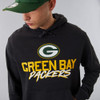 NEW ERA NFL Green Bay Packers script hoody [black]