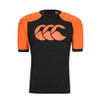 CCC raze protective rugby shoulder pads adult [black/orange]
