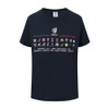 RWC 2023 Rugby World cup Stacked Tee [navy]