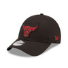 NEW ERA Chicago Bulls Marble Infill Black 9FORTY Adjustable Cap [black]