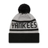 NEW ERA New York Yankees Kids Bobble Beanie Hat [Grey/Black]