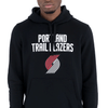 NEW ERA Portland Trail Blazers Team Logo Black Hoodie [black]