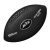 WILSON New York Jets NFL metallic senior football [black]
