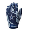 WILSON Dallas Cowboys NFL stretch fit receivers American football gloves [adult]
