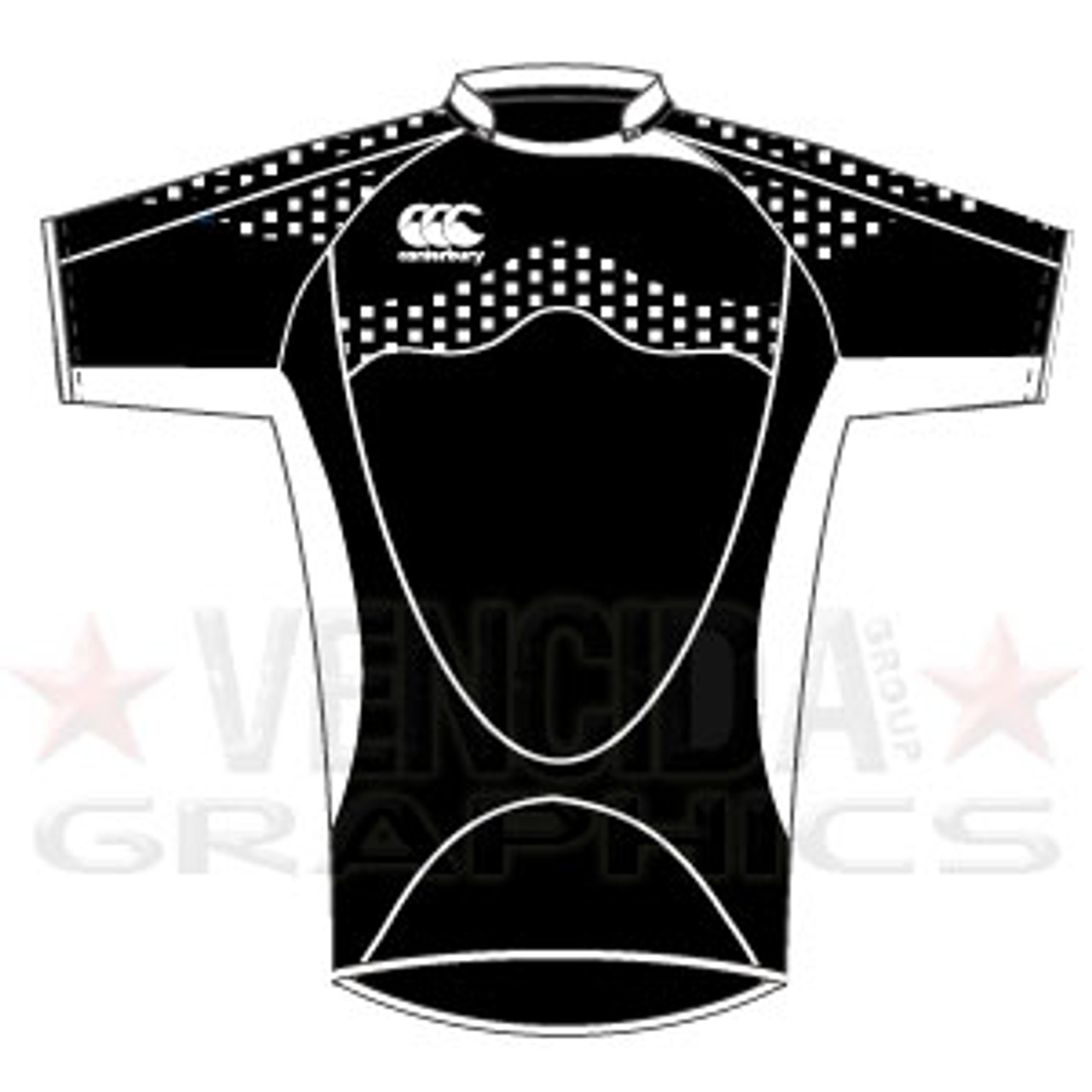 black and white sublimation jersey
