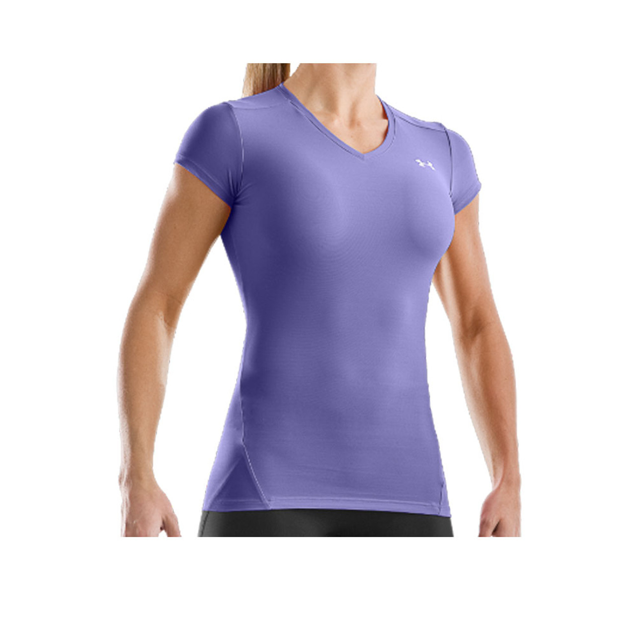 purple under armour t shirt