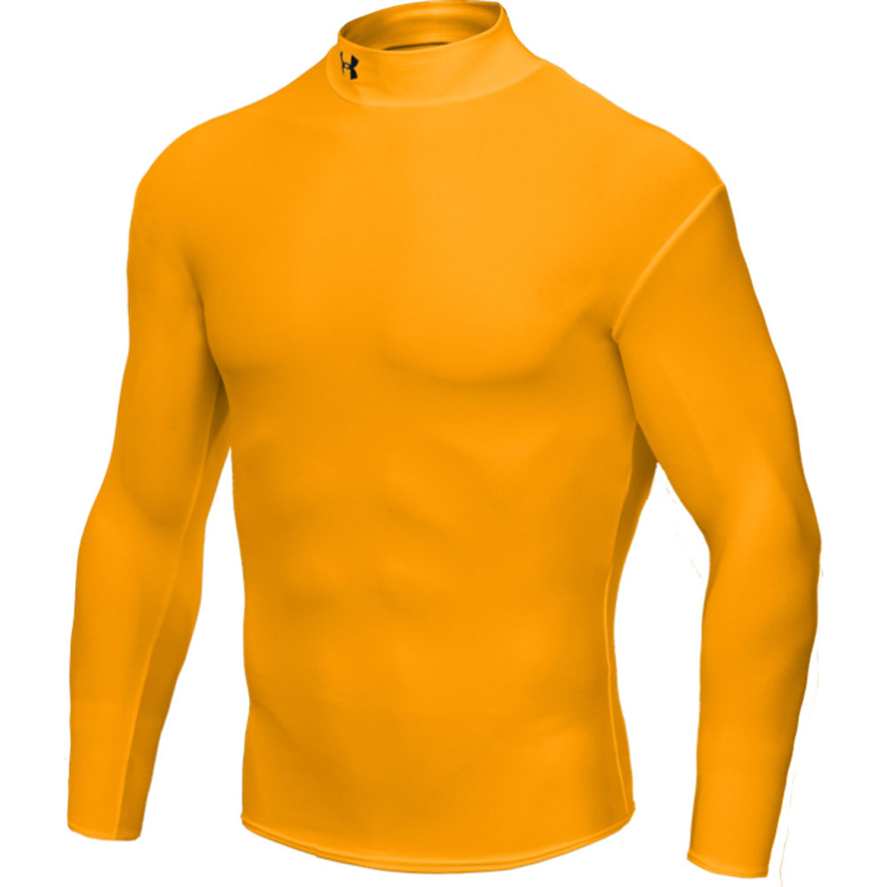 yellow under armour long sleeve shirt