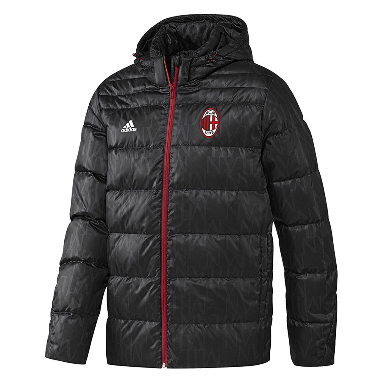 adidas ac milan padded jacket