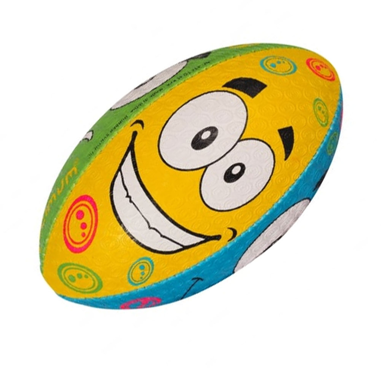 Optimum Cartoon Emoji Rugby Ball Mini