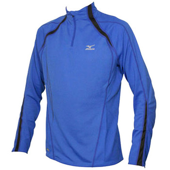 MIZUNO Performance Long Sleeve Half Zip Shirt [blue]