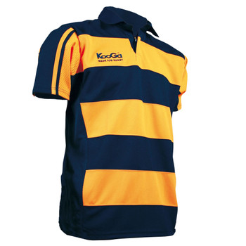 KOOGA teamwear hooped match shirt [yellow/navy]