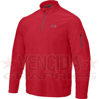 UNDER ARMOUR hundo 1.0 microfleece 1/4 Zip [red]