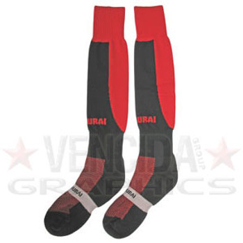 SAMURAI tri nations socks [black/red]
