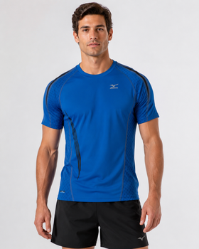 MIZUNO Performance Running T-shirt [blue]