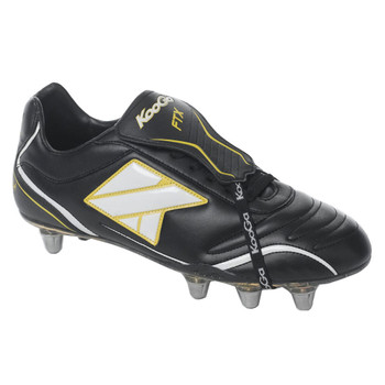 KOOGA FTX low cut soft toe rugby boot [black/white]
