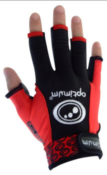 OPTIMUM gauntlet all weather rugby glove (red/black)