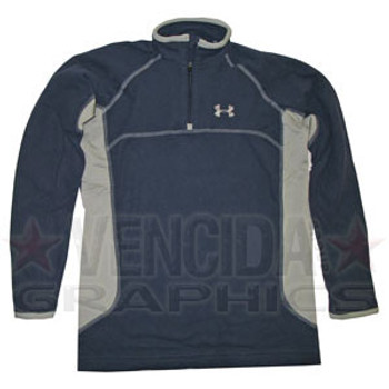 UNDER ARMOUR boys glacier microfleece 1/4 zip [navy]