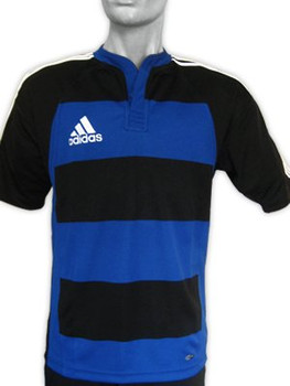 ADIDAS hoop training rugby jersey [black/blue]