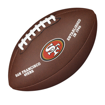 WILSON san francisco 49ers NFL official senior composite american football WILSON san francisco 49ers NFL official senior composite american football