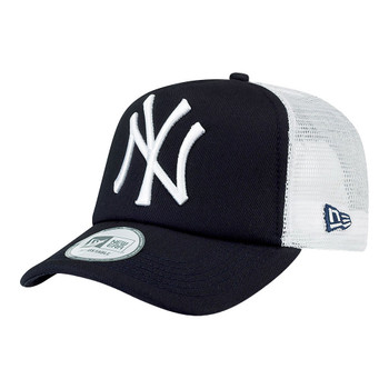 NEW ERA new york yankees clean A-frame trucker cap [navy/white]