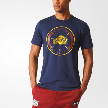 ADIDAS cleveland cavaliers basketball climalite cotton t-shirt [navy]