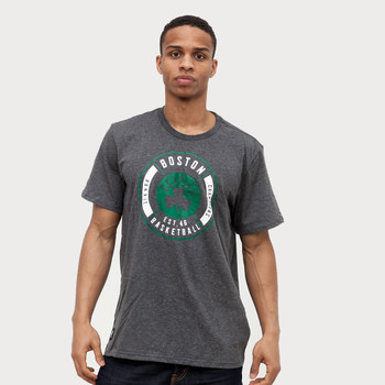 ADIDAS NBA boston celtics washed basketbell t-shirt [grey]