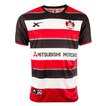 X BLADES gloucester rugby rebel training t-shirt [red/black]